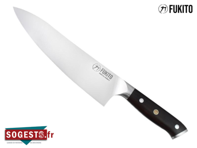 Couteau de chef FUKITO Ebène X50, lame 21 cm