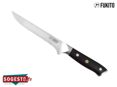 Couteau à désosser FUKITO Ebène X50, lame 15 cm